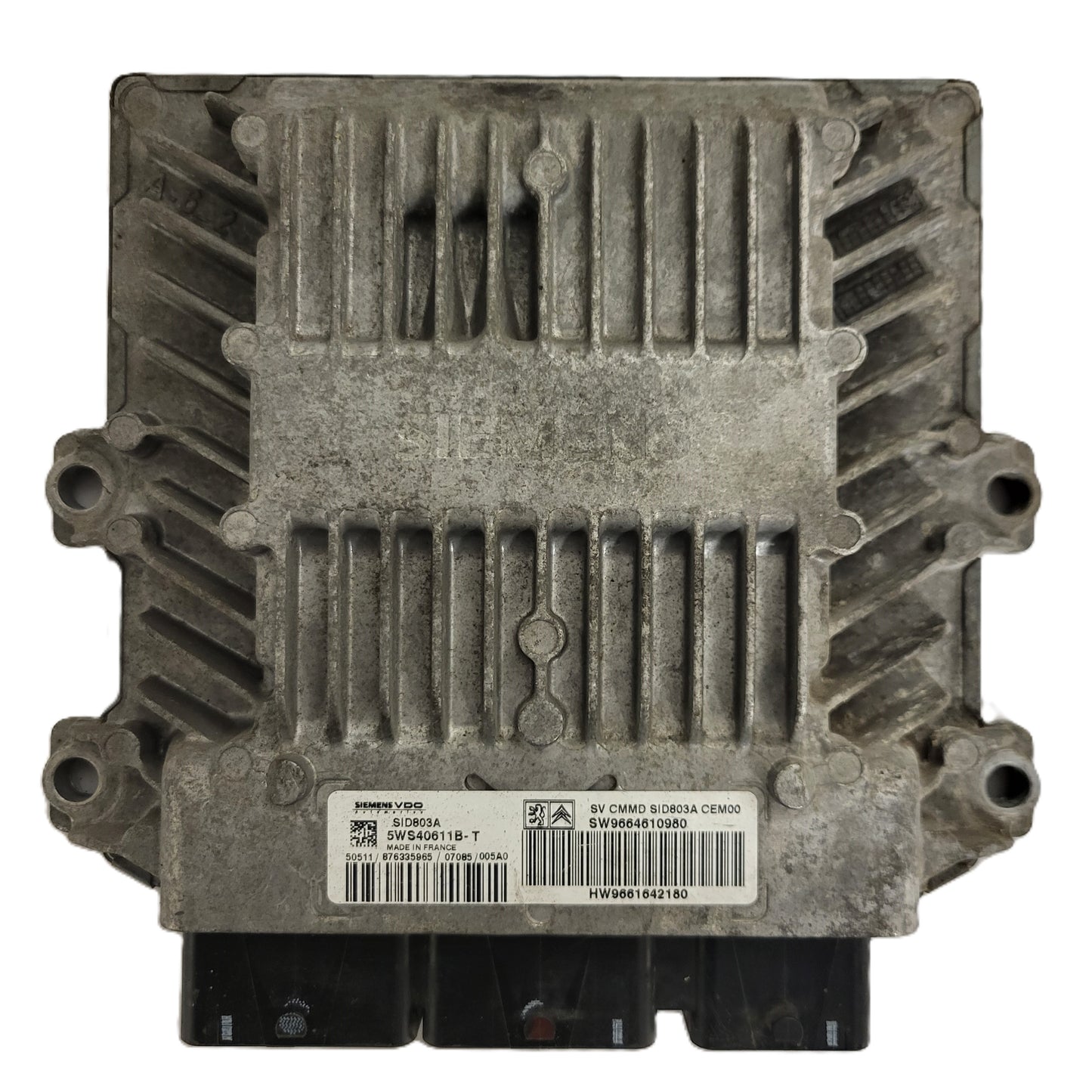 PEUGEOT CITROEN ECU / 5WS40611B-T / 5WS40611B-T / SW9664610980 / HW9661642180