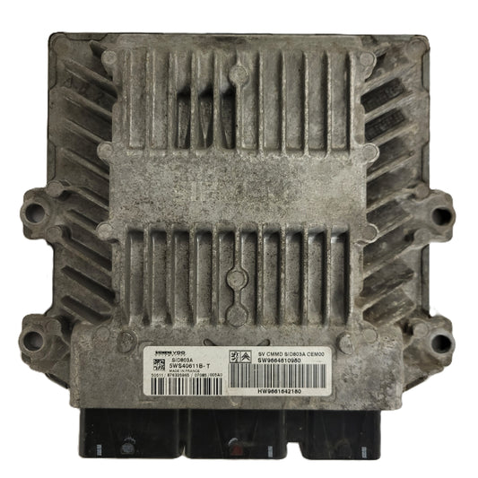 PEUGEOT CITROEN ECU / 5WS40611B-T / 5WS40611B-T / SW9664610980 / HW9661642180