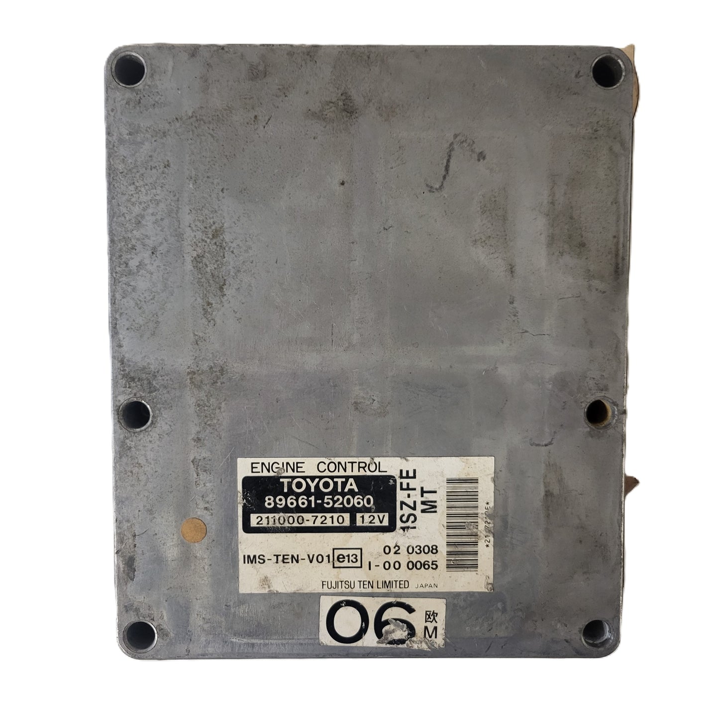 TOYOTA YARIS ECU / 89661-52060 / 211000-7210 / 1SZ-FE
