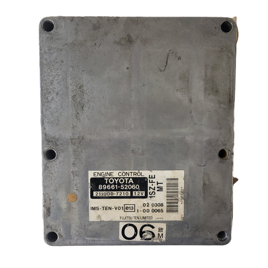 TOYOTA YARIS ECU / 89661-52060 / 211000-7210 / 1SZ-FE