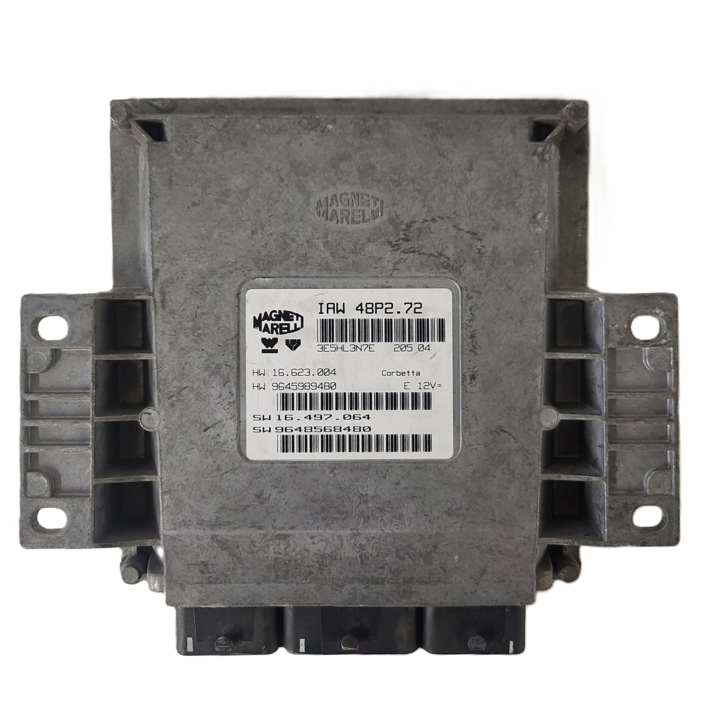 PEUGEOT CITROEN ECU / IAW 48P2.72 / SW 9648568480 / HW 9645989480 / MAGNETI MARELLI