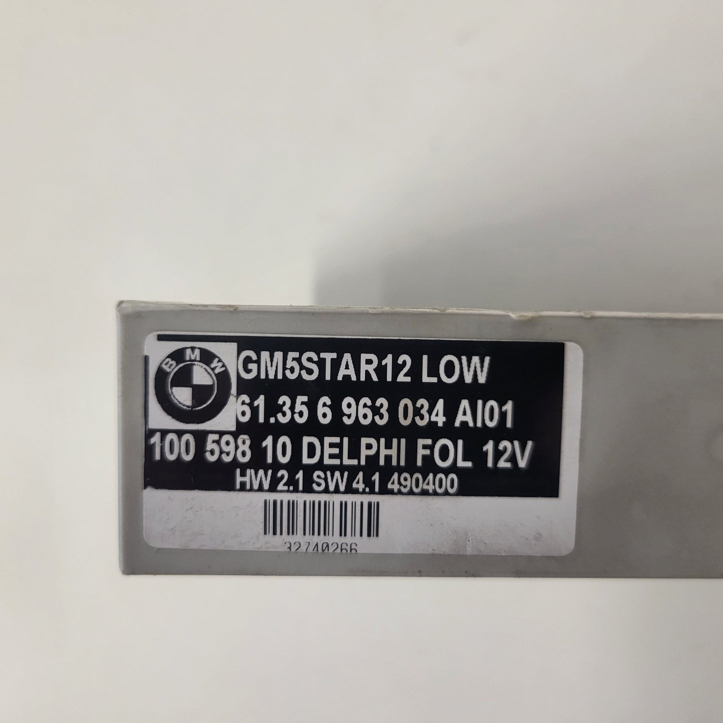 BMW MODULE ECU / 61356963034 / 10059810 / HW21 / GM5 / DELPHI