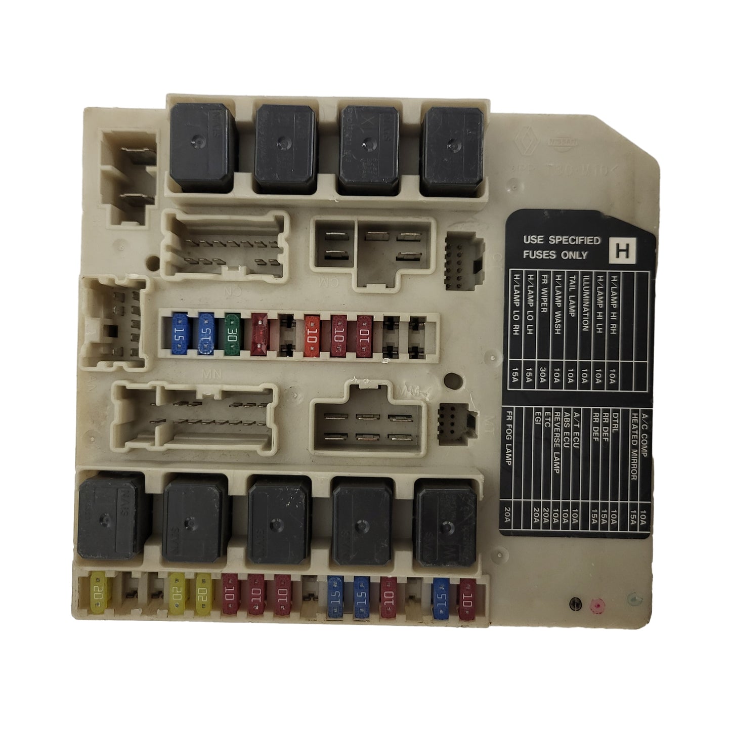 NISSAN NAVARA PATHFINDER FUSE BOX SCATOLA FUSIBILI / 284B7EB310