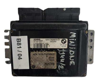 MINI COOPER 1.6 ECU / S118012001L / 1214752001901 / SIEMENS