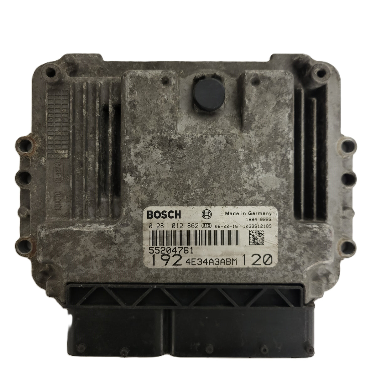 FIAT STILO ECU / 0281012862 / 55204761 / 1039S12189 / BOSCH - B81-09 - 1
