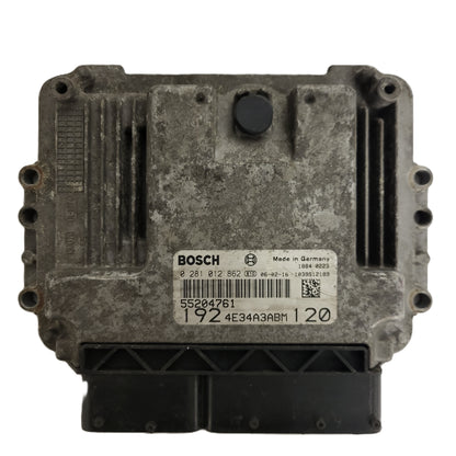 FIAT STILO ECU / 0281012862 / 55204761 / 1039S12189 / BOSCH - B81-09 - 1