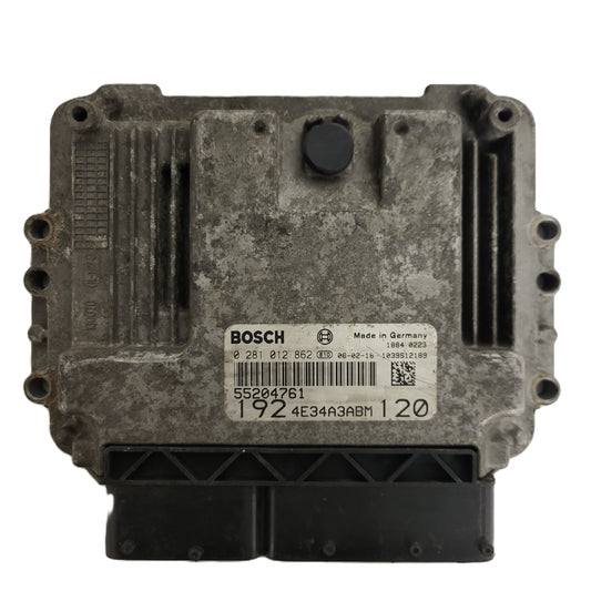 FIAT STILO ECU / 0281012862 / 55204761 / 1039S12189 / BOSCH