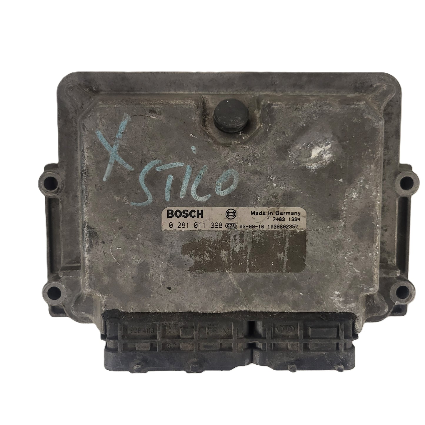 Fiat Stilo 1.9 JTD ECU / 0281011398 / 55187571 / 19242AED / 1039D02357 / BOSCH