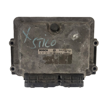 Fiat Stilo 1.9 JTD ECU / 0281011398 / 55187571 / 19242AED / 1039D02357 / BOSCH