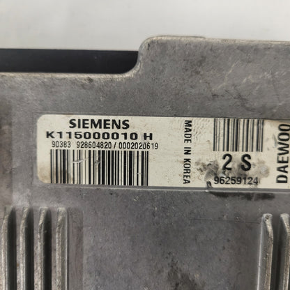 DAEWOO MATIZ ECU / K115000010H / 96259124 / SIEMENS