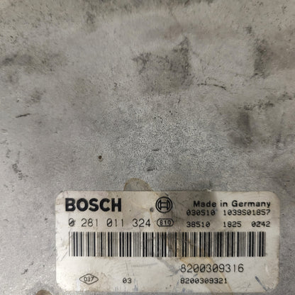 Renault ECU / 0281011324 / 8200309316 / 8200309321 / BOSCH