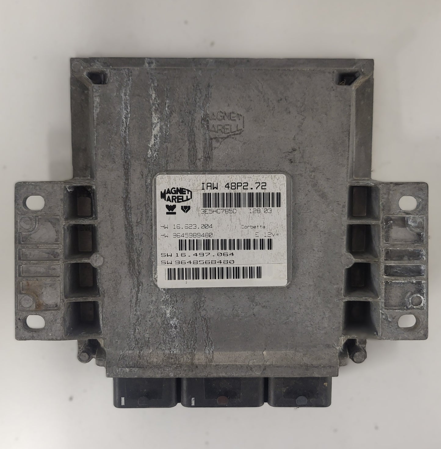 PEUGEOT CITROEN ECU / IAW 48P2.72 / SW 9648568480 / HW 9645989480 / MAGNETI MARELLI