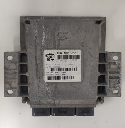 PEUGEOT CITROEN ECU / IAW 48P2.72 / SW 9648568480 / HW 9645989480 / MAGNETI MARELLI