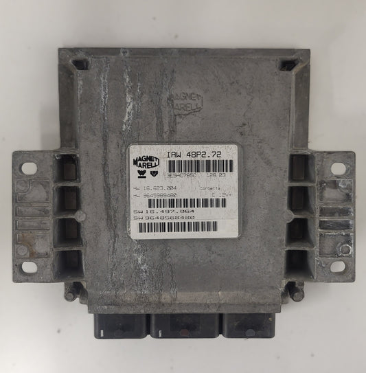 PEUGEOT CITROEN ECU / IAW 48P2.72 / SW 9648568480 / HW 9645989480 / MAGNETI MARELLI