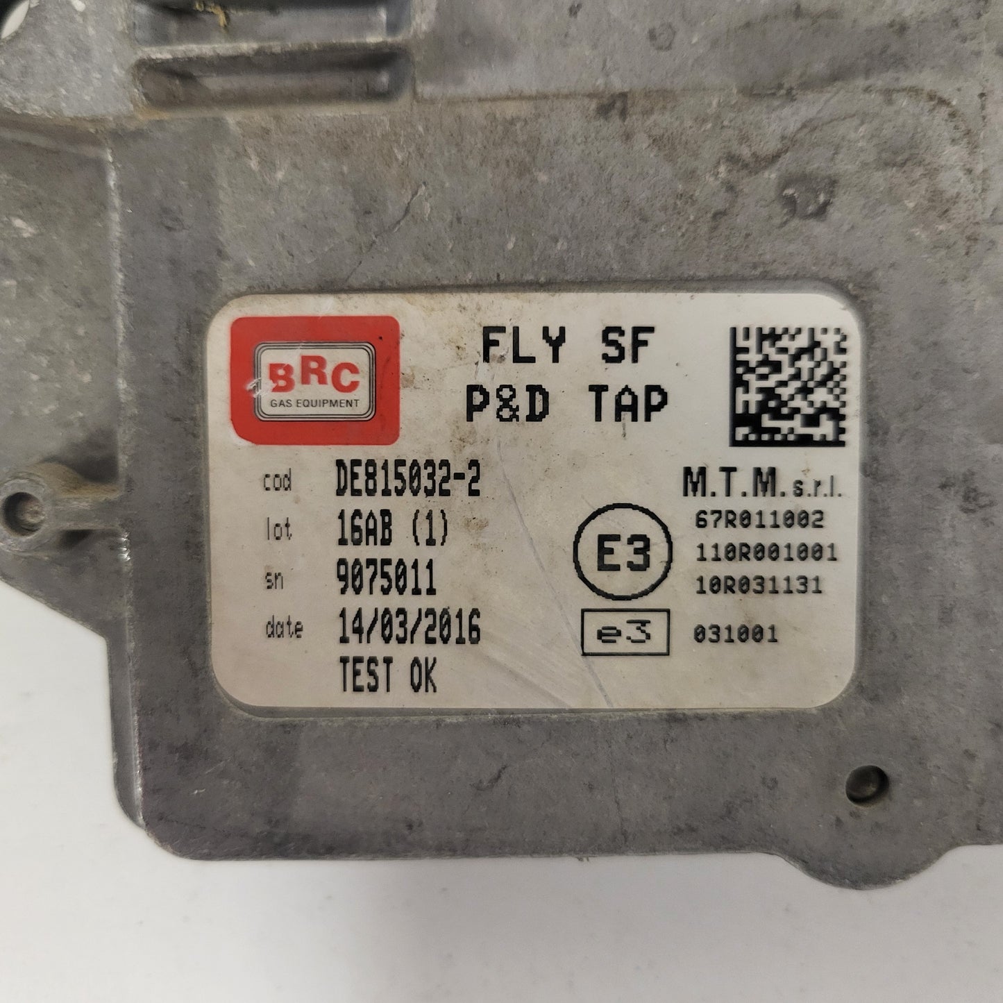 Kia Rio FLY SF P&D LPG ECU / DE815032-2 / BRC M.T.M SRL-