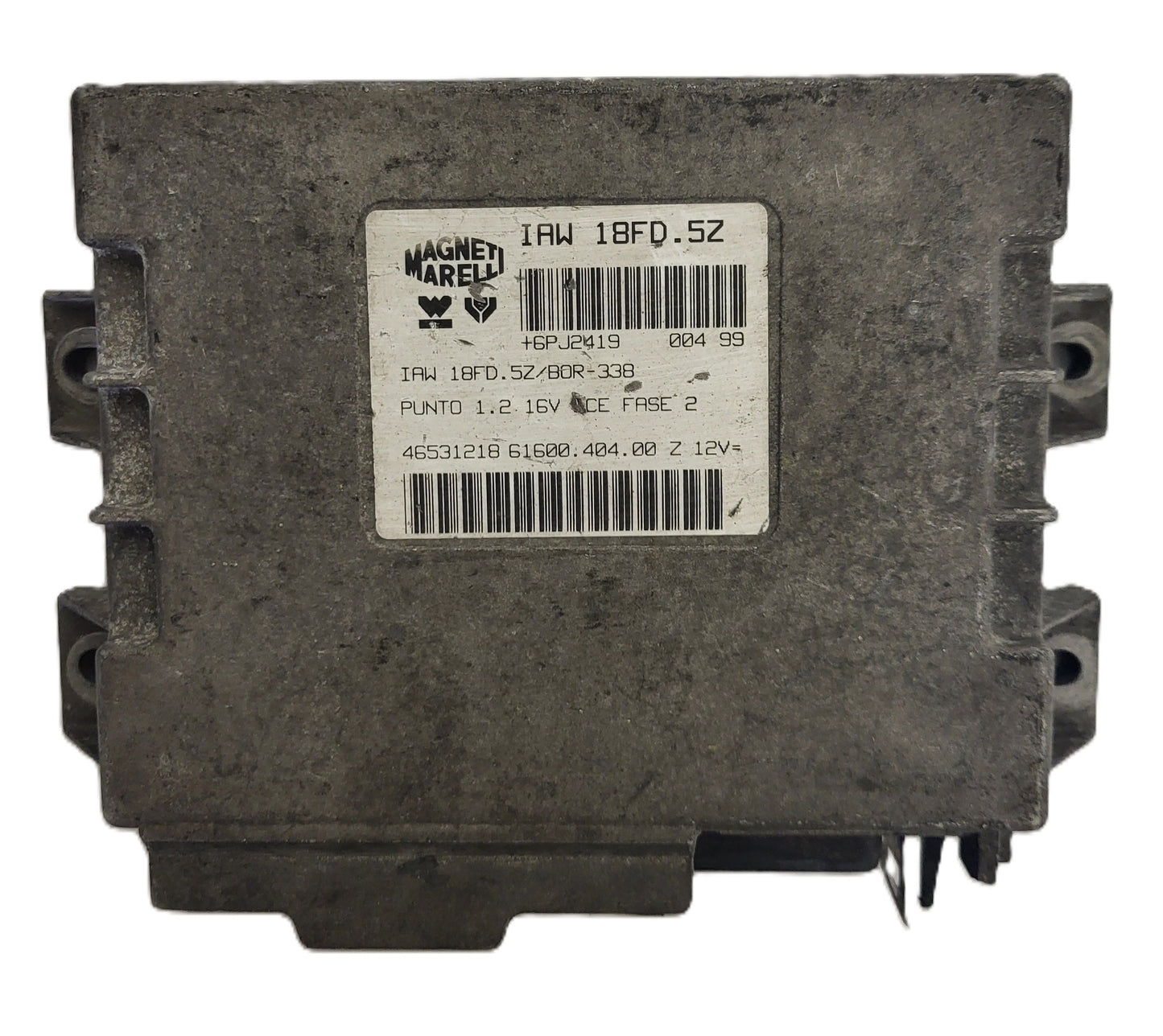 Fiat Punto 1.2 16V ECU / IAW18FD.5Z / 46531218 / 61600.404.00 / MAGNETI MARELLI