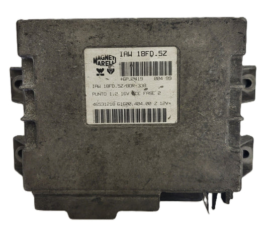 Fiat Punto 1.2 16V ECU / IAW18FD.5Z / 46531218 / 61600.404.00 / MAGNETI MARELLI