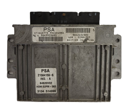 PEUGEOT CITROEN ECU / 21584159-6 / 9649903680 / 9642222380 / S2PM-383