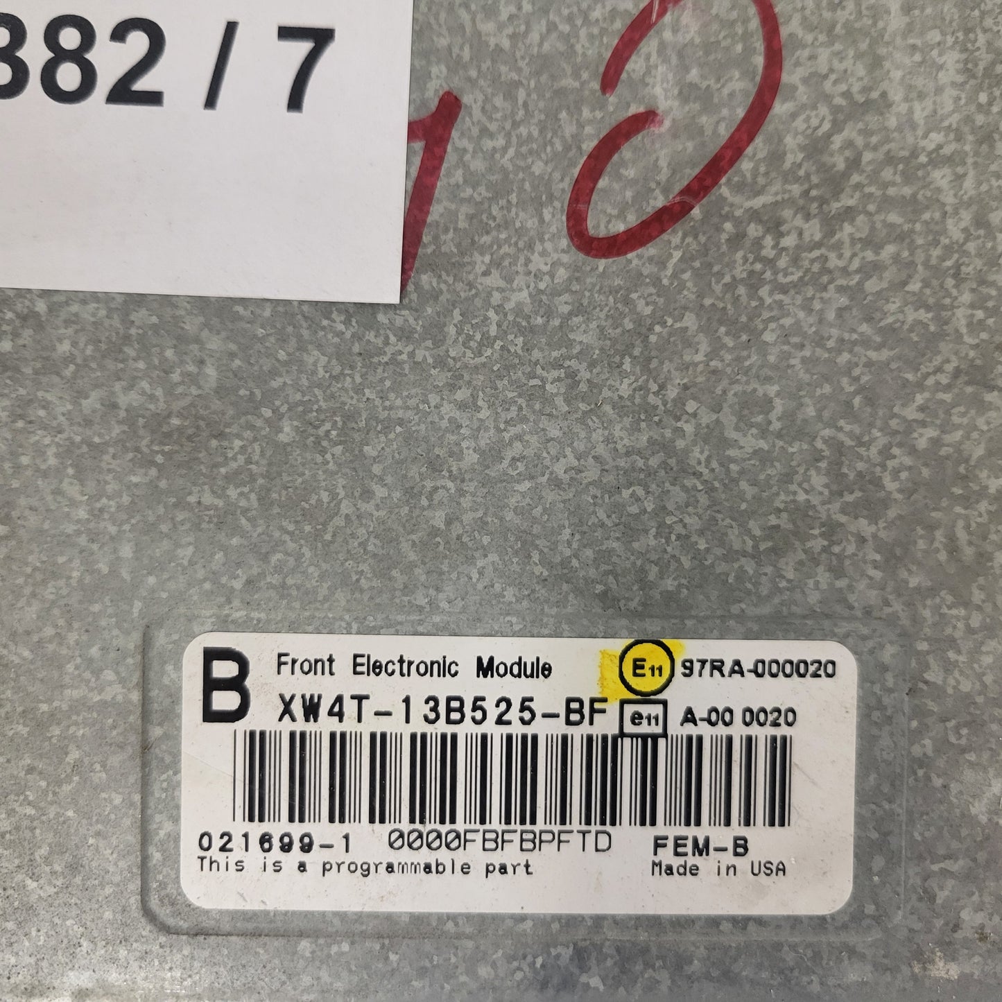 JAGUAR S-TYPE ECU / XW4T-13B525-BF / FRONT ELECTRONIC MODULE