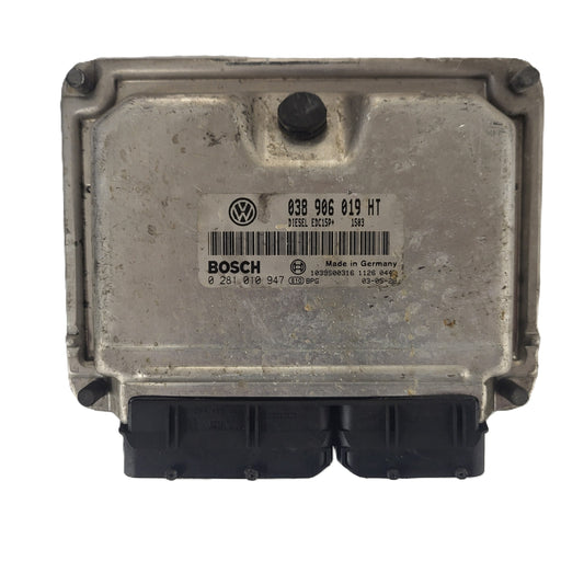 VW SEAT ECU / 038906019HT / 0281010947 / EDC15P+ / BOSCH