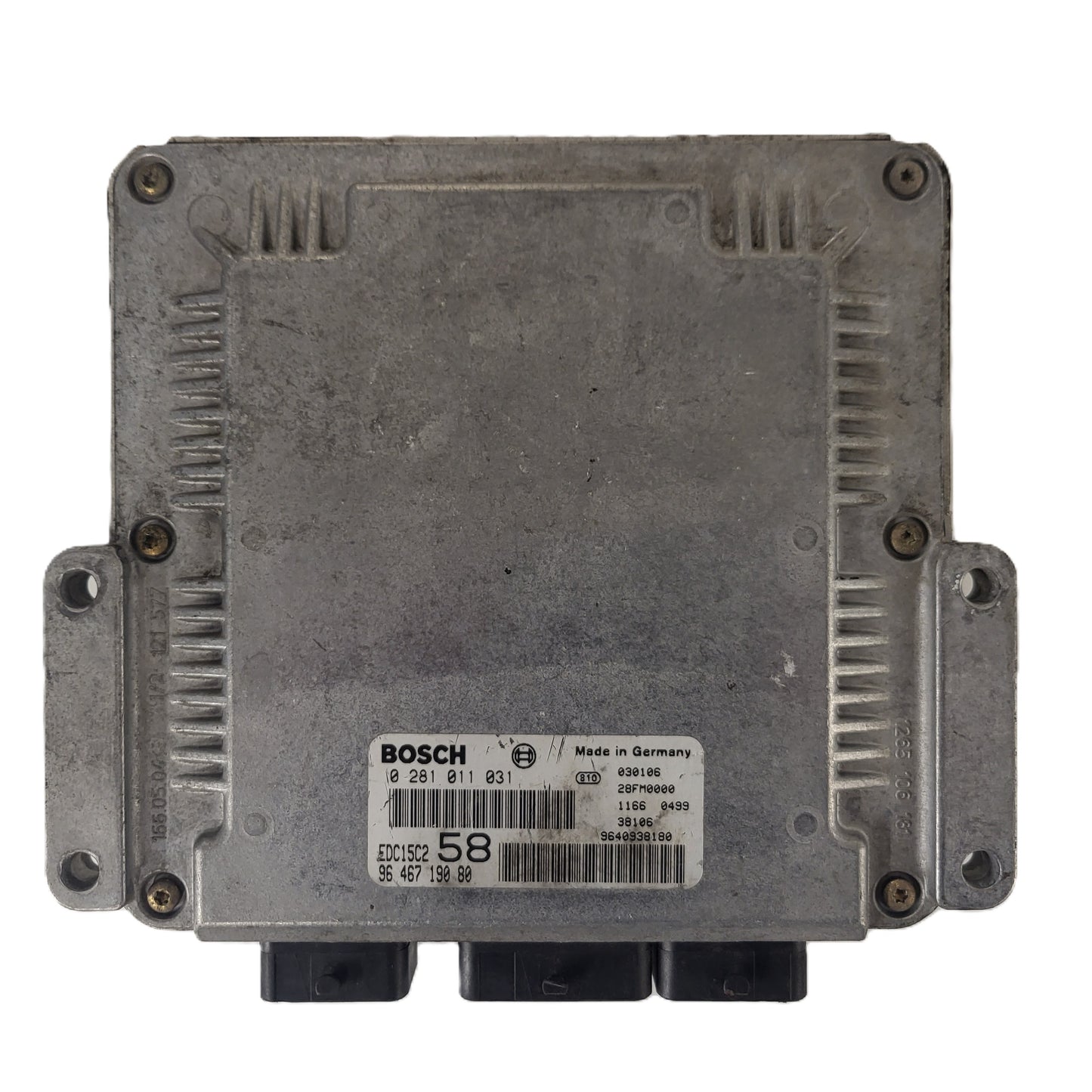 Fiat Peugeot Citroen ECU / 0281011031 / 9646719080 / EDC15C2 / BOSCH