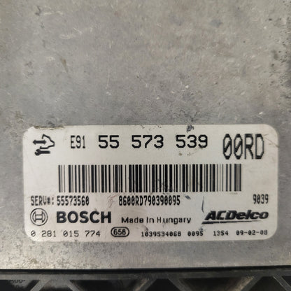 OPEL INSIGNIA A ECU / 55573539 / 0281015774 / 55573560 / BOSCH