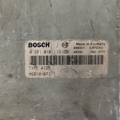 LAND ROVER FREELANDER ECU / 0281010113 / MSB101071 / TYPE4125 / BOSCH-