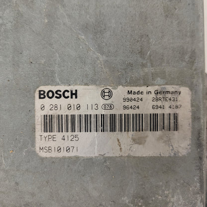 LAND ROVER FREELANDER ECU / 0281010113 / MSB101071 / TYPE4125 / BOSCH-