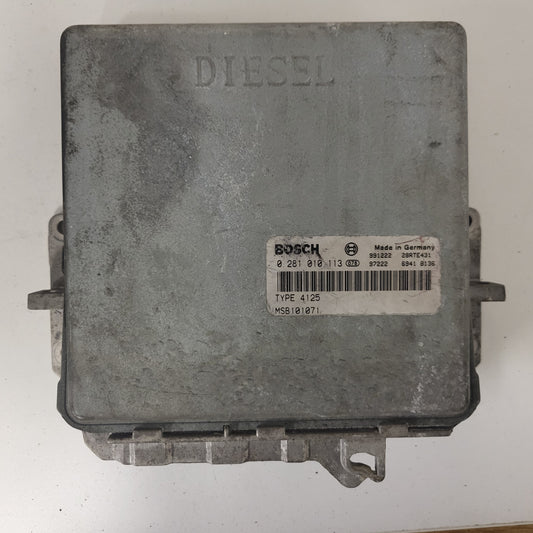LAND ROVER FREELANDER ECU / 0281010113 / MSB101071 / TYPE4125 / BOSCH-