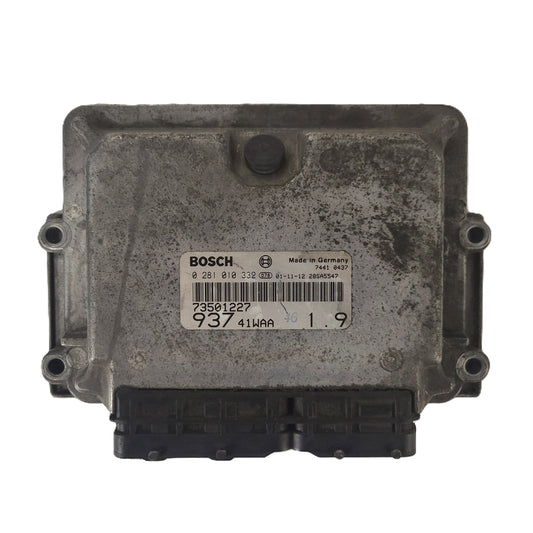 ALFA ROMEO 147 ECU / 0281010332 / 73501227 / 93741WAA / BOSCH