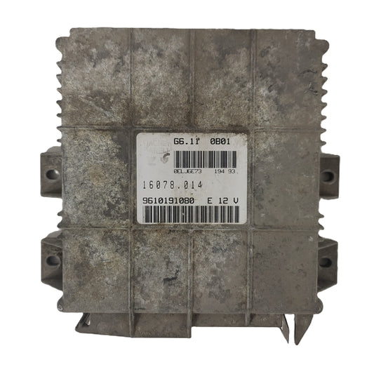 Citroen Peugeot PSA ECU / G6.11 / 16078.014 / 9610191080 / MAGNETI MARELLI