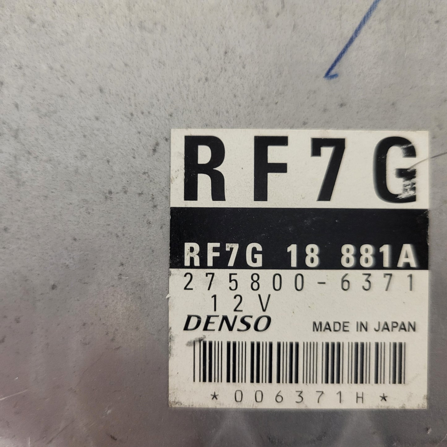 Mazda 6 2.0 ECU / RF7G / 275800-6371 / RF7G18881A / DENSO