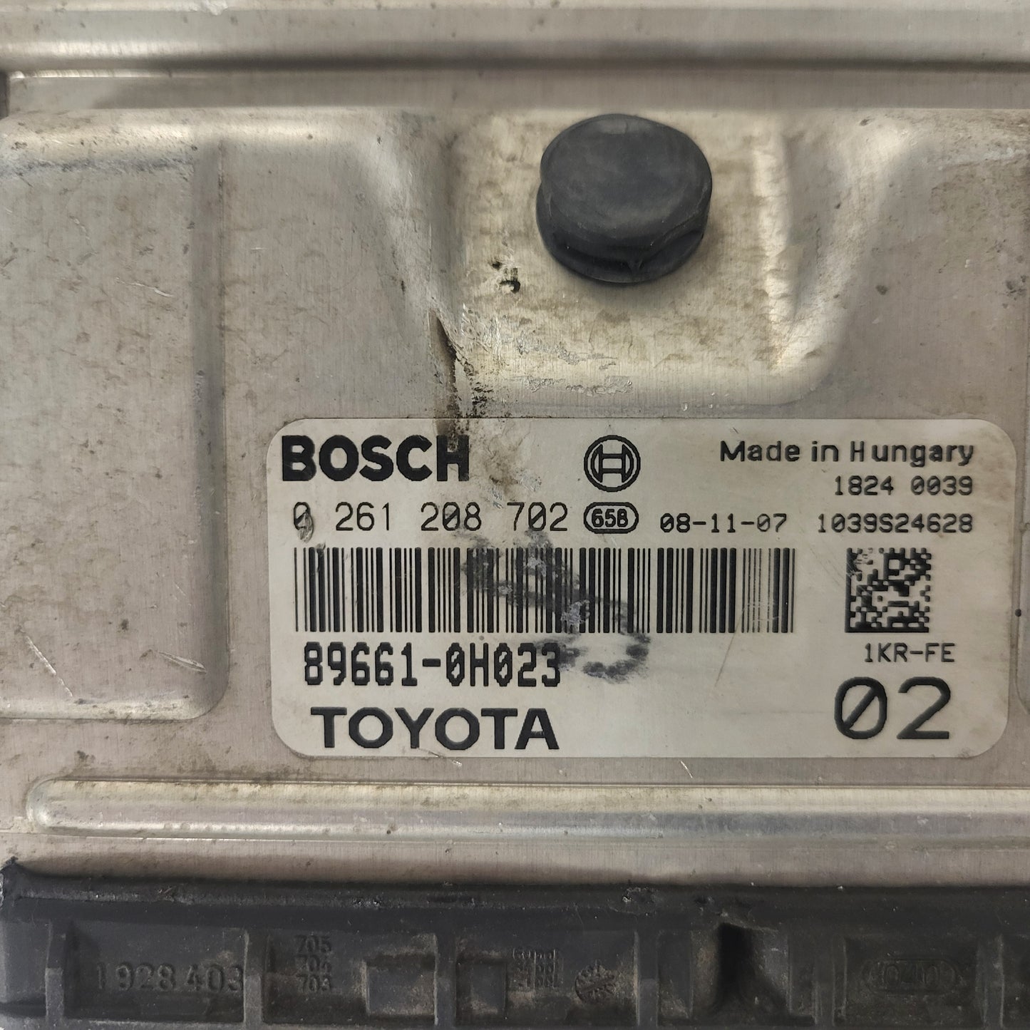 TOYOTA AYGO C1 107 ECU / 0261208702 / 89661-0H023 / BOSCH