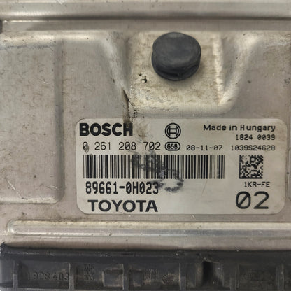 TOYOTA AYGO C1 107 ECU / 0261208702 / 89661-0H023 / BOSCH
