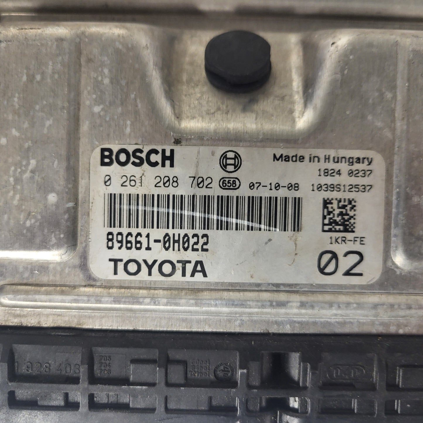 TOYOTA AYGO C1 107 ECU / 0261208702 / 89661-0H023 / BOSCH