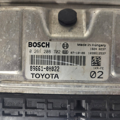 TOYOTA AYGO C1 107 ECU / 0261208702 / 89661-0H023 / BOSCH