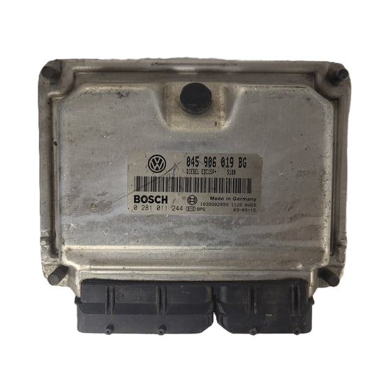 VW ŠKODA ECU / 045906019BG / 0281011244 / EDC15P+ / BOSCH