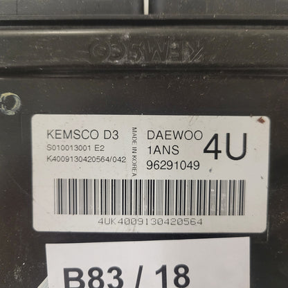DAEWOO NUBIRA 1.6 ECU / S010013001 / 96291049 / 1ANS / KEMSCO