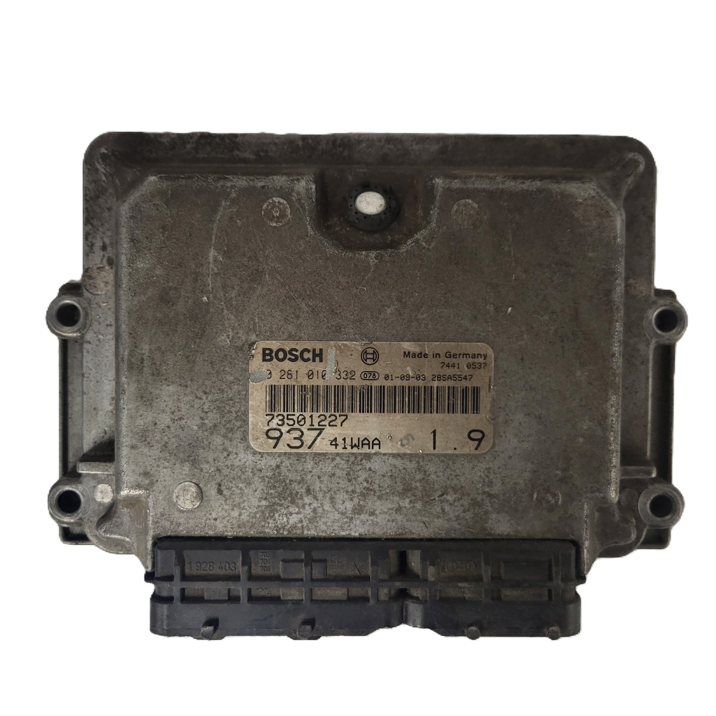 ALFA ROMEO 147 ECU / 0281010332 / 73501227 / 93741WAA / BOSCH