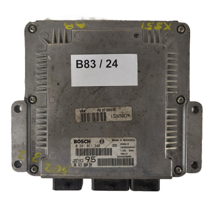 Citroen C5 2.0 HDI ECU / 0281011340 / 9652386080 / EDC15C2 / 9640938680