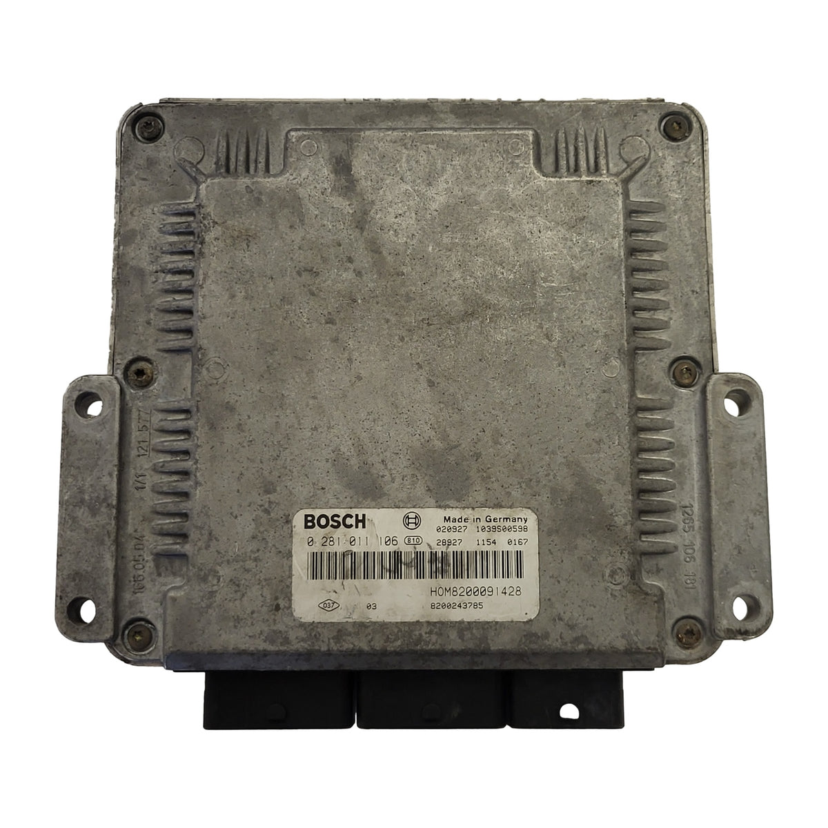 RENAULT MASTER ECU / BOSCH / 0281011106 / HOM8200091428 / 8200243785 - B84-02 - 1