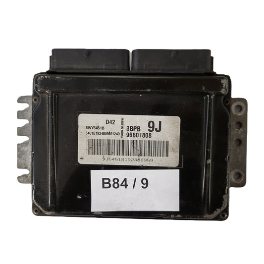 CHEVROLET MATIZ ECU / 96801808 / 5WY5451B / 3BPB / 9J / D42 / DAEWOO