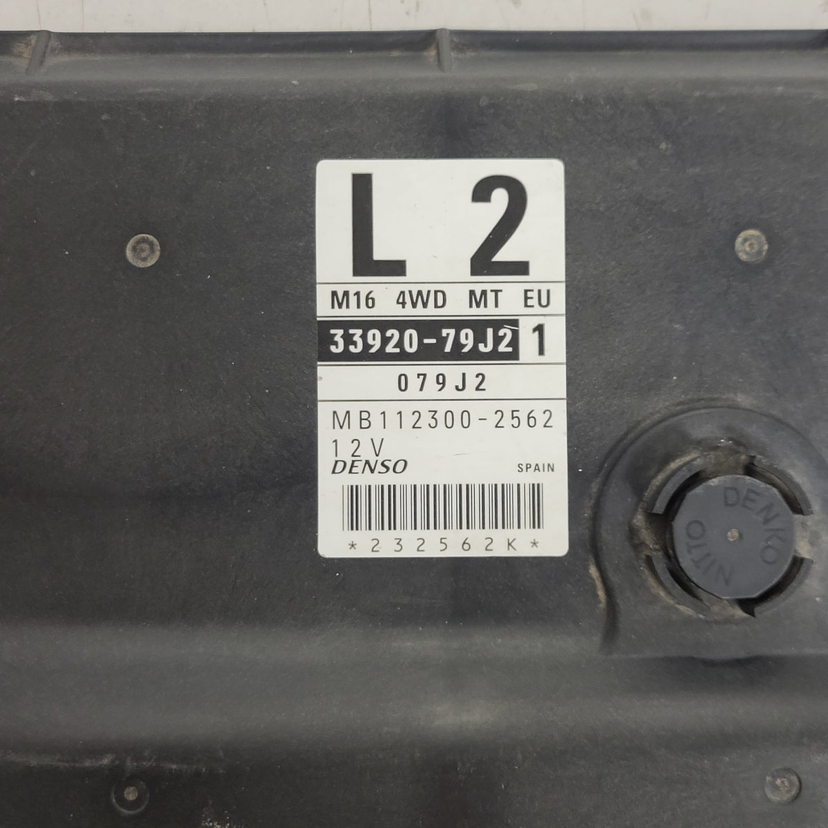 SUZUKI SX5 FIAT SEDICI ECU / 33920-79J2 / MB112300-2562 / L2 / DENSO - B84-10 - 2