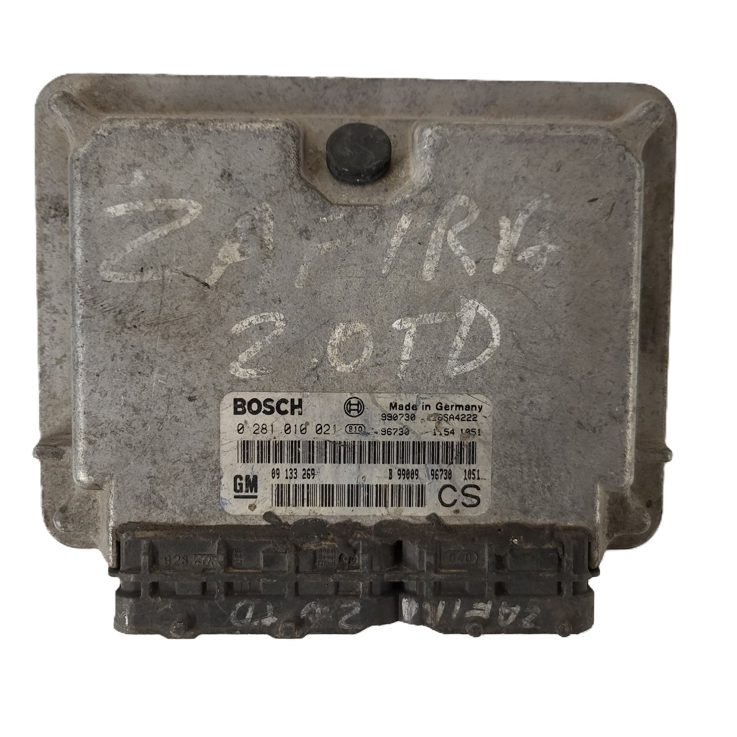 Opel Zafira ECU / 0281010021 / 09133269 / CS / BOSCH