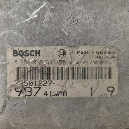 ALFA ROMEO 147 ECU / 0281010332 / 73501227 / 93741WAA / BOSCH
