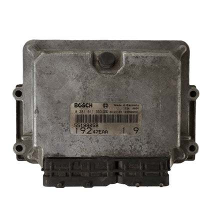 Fiat STILO ECU / 0281011553 / 55198058 / 19247EAA / BOSCH