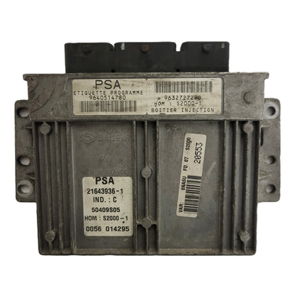 CITROEN XSARA PICASSO 1.8 ECU / 9640514780 / 9632727280 / 21643936-1 / SAGEM - B85-12 - 1