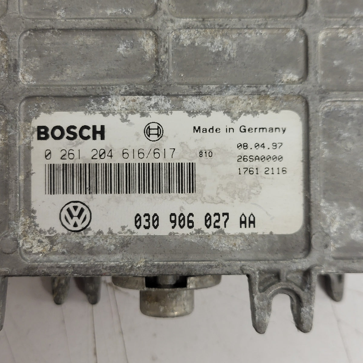 VOLKSWAGEN POLO ECU / 030906027AA / 0261204616/617 / BOSCH - B85-14 - 2
