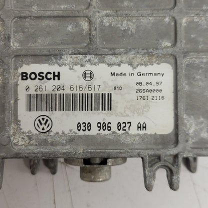 VOLKSWAGEN POLO ECU / 030906027AA / 0261204616/617 / BOSCH - B85-14 - 2