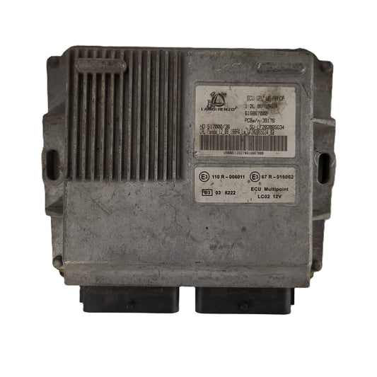 Fiat Panda ECU LPG / 616867000 / 616517000 / 517000/36 / LANDI RENZO